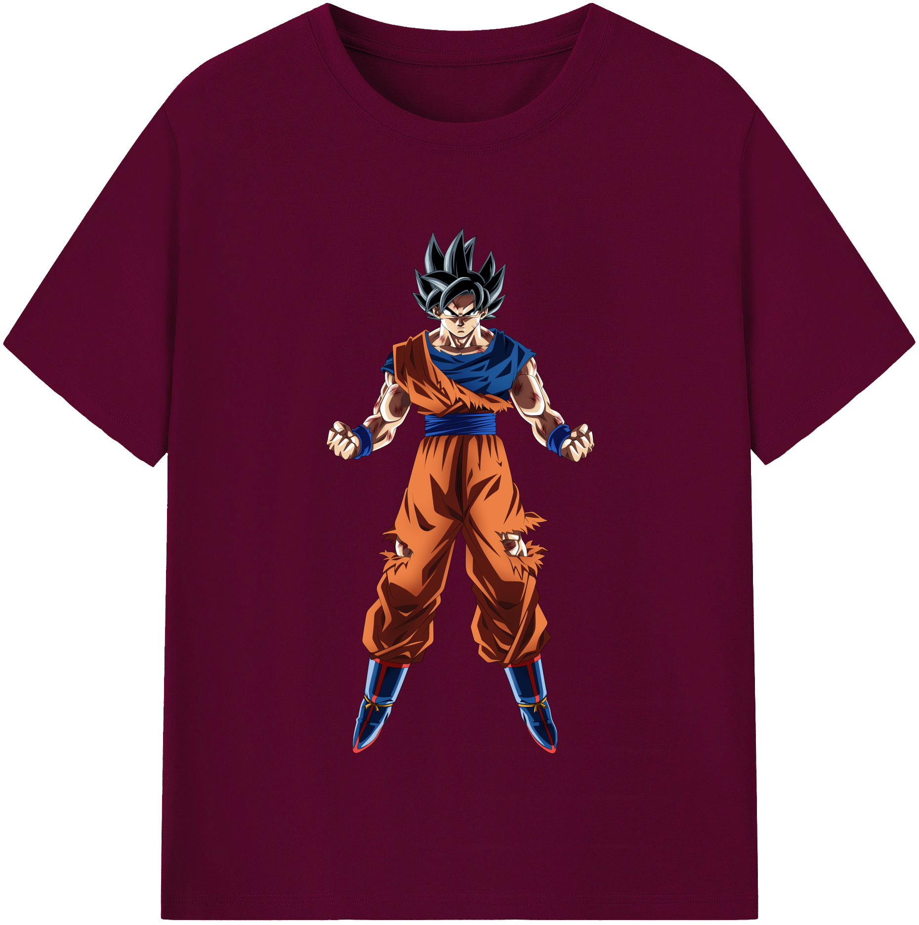 （画像用） ドラゴンボール 孫悟空（そん ごくう）Son Goku カカロット DRAGON BALL Kakarotto レディースカジュアルプリントTシャツ（綿100％）